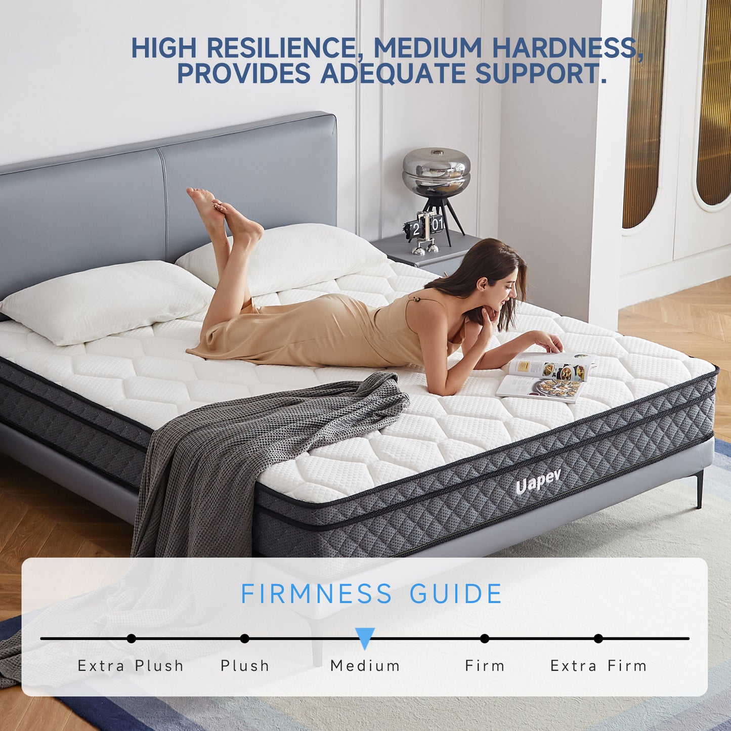 Memory Foam Hybrid Mattress, with Individual Pocket Spring