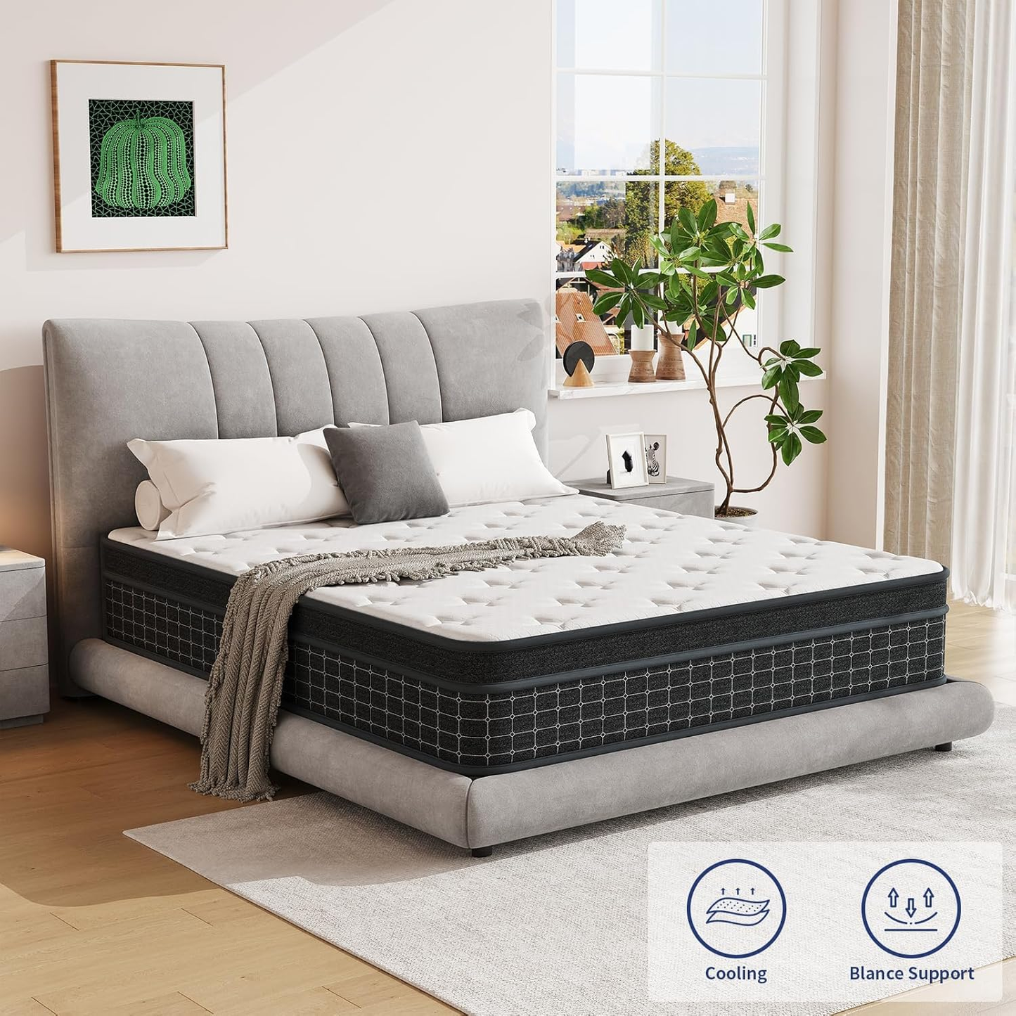 EcoElite Collection Mattress, Support Comfort, Medium Firm