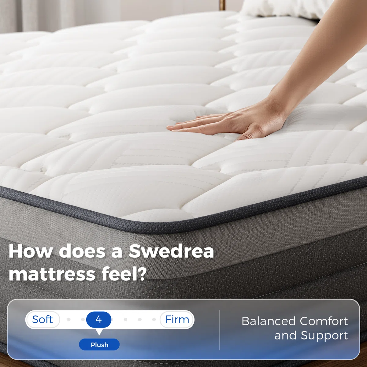 Classic Series Hybrid Mattress, Pocket Spring Mattress in a Box