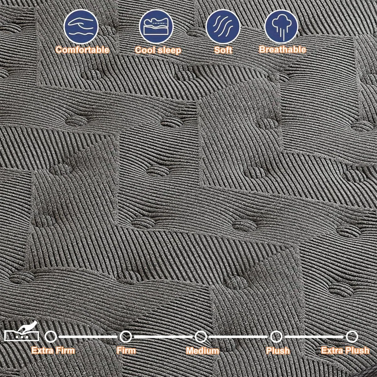Royal Collection Hybrid Mattress, Memory Foam & Pocket Springs
