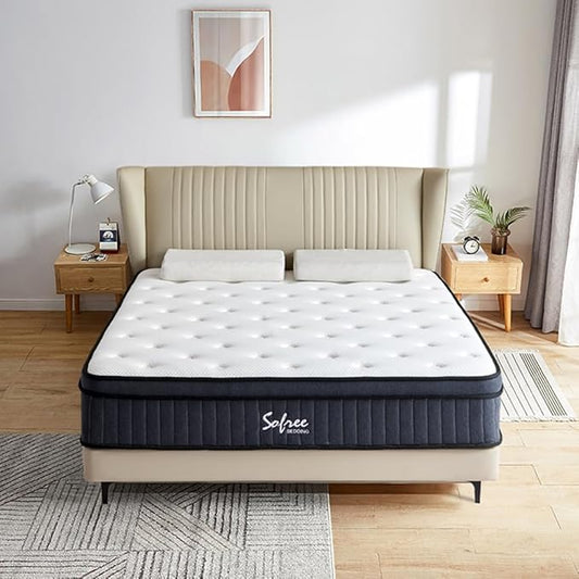 Luxury Series Hybrid Mattress, Mattress in a Box, Pressure Relief